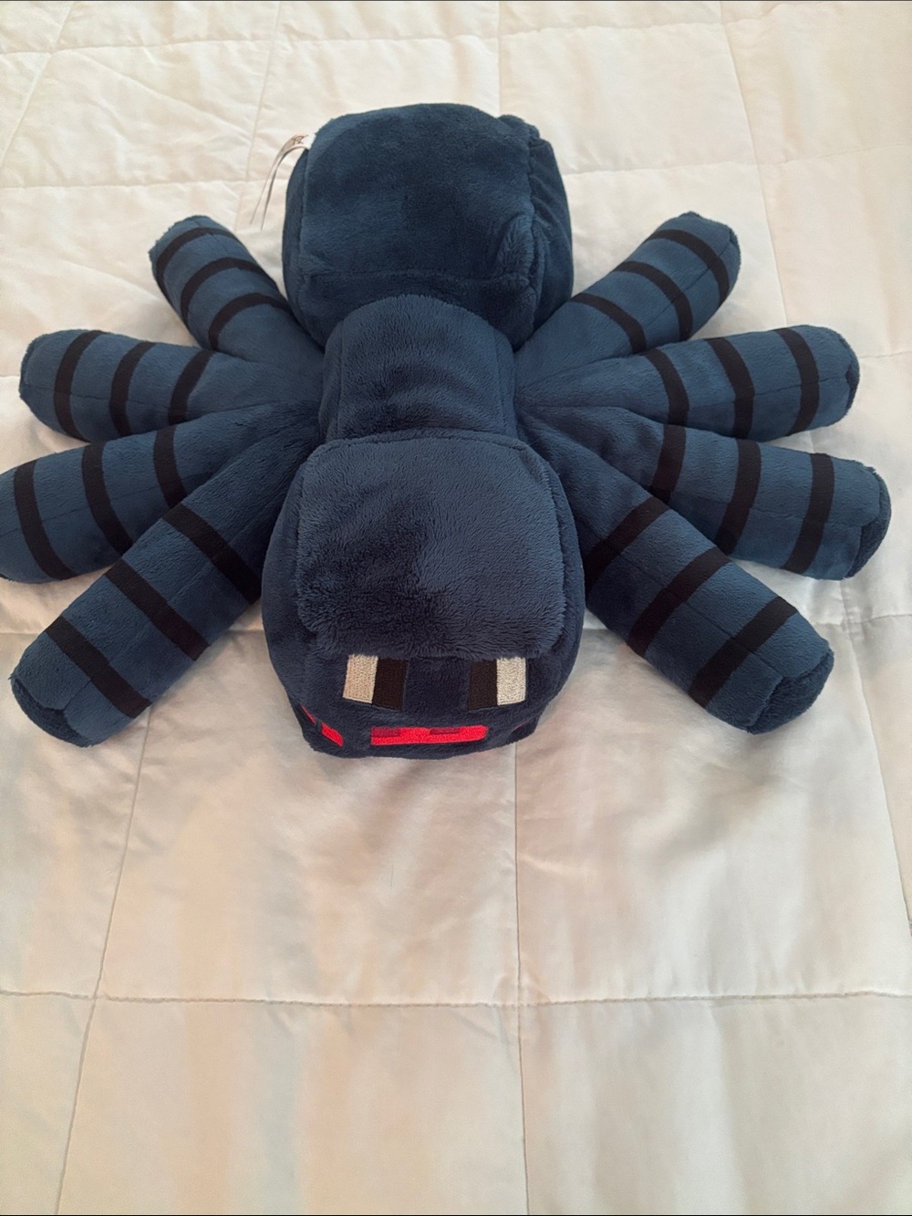 Minecraft Plush Blue Striped Spider Stuffed Toy - Kids
